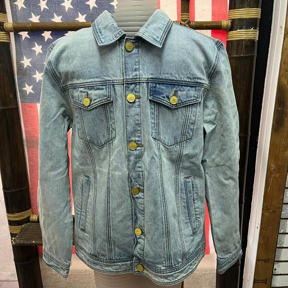 NWT KAPPA authentic luck denim jean jacket 1pc top